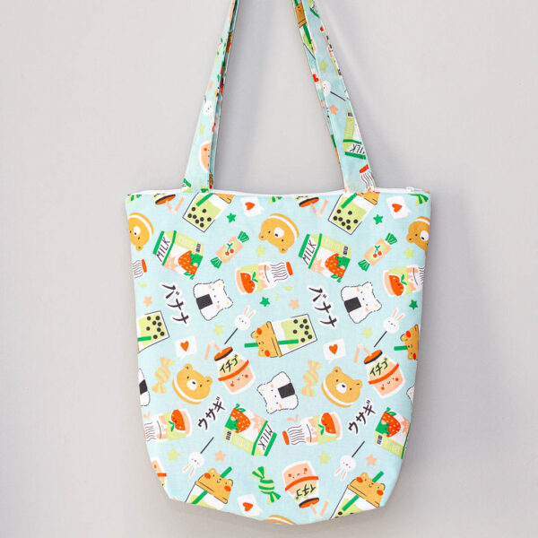 Totebag cremallera kawai