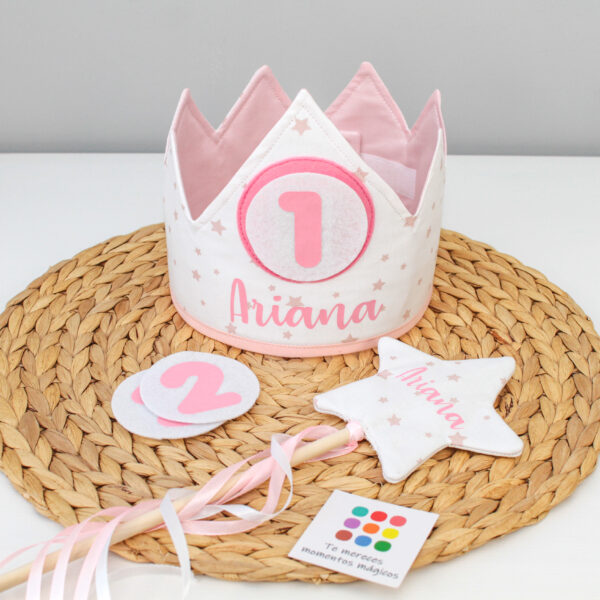 Corona cumpleaños Marina
