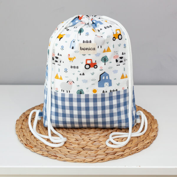 Mochila saco infantil Granja