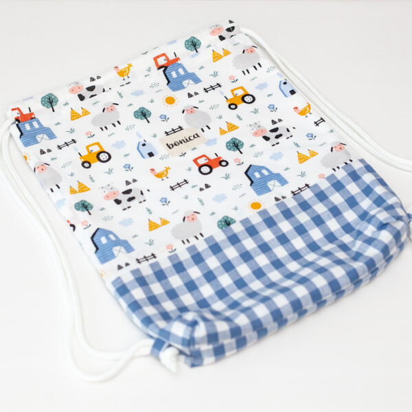 Mochila saco infantil Granja - Imagen 2