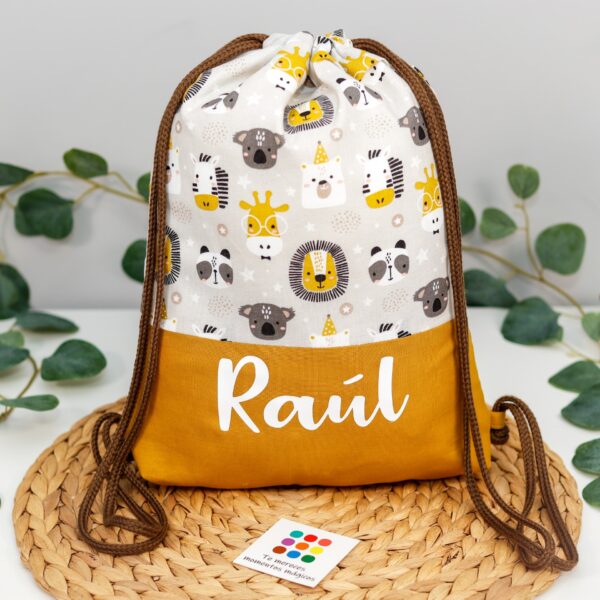 Mochila saco infantil Animales