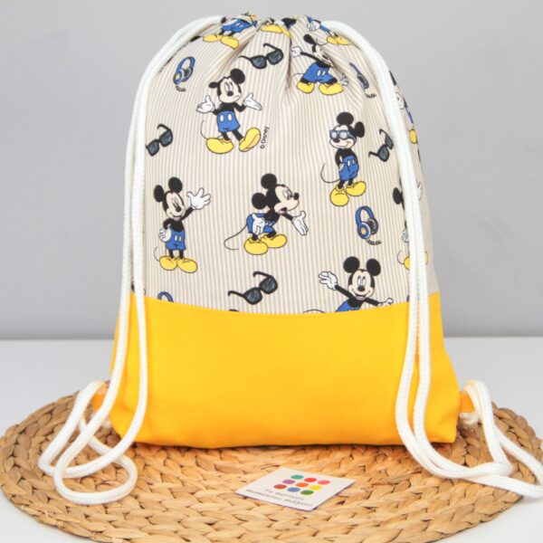 Mochila saco infantil Micky