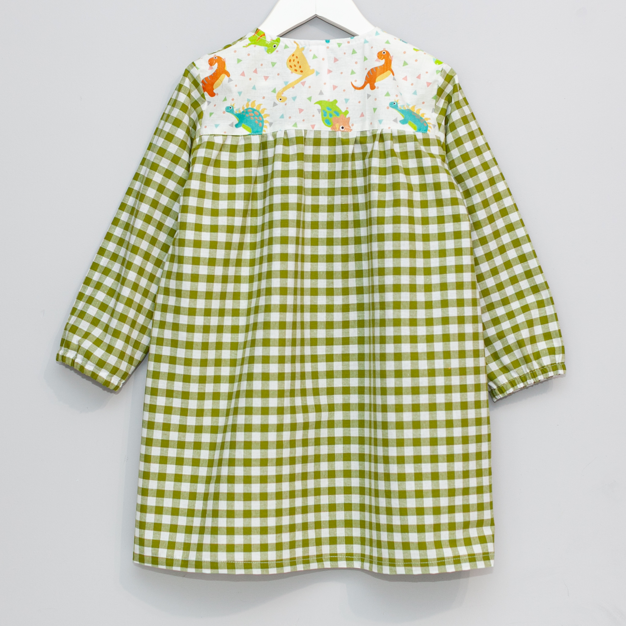 Bata escolar botones Dinosaurios - Imagen 2