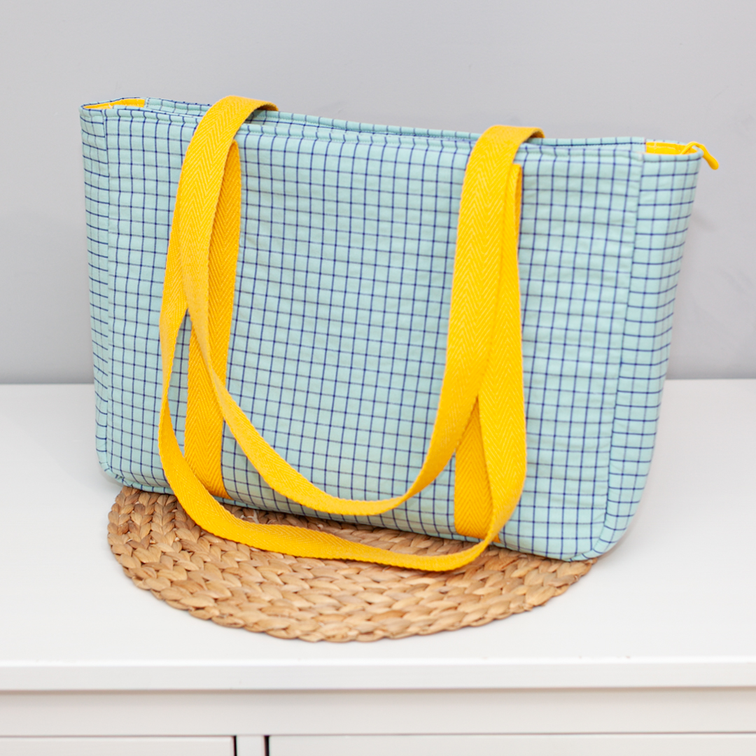 Bolso artesanal ALBA inspirado en la luz del amanecer mediterráneo