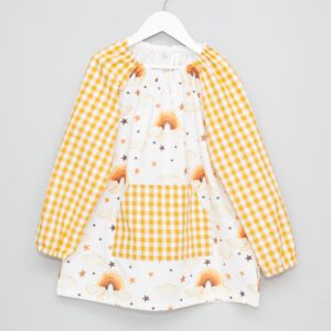 Bata escolar sin botones